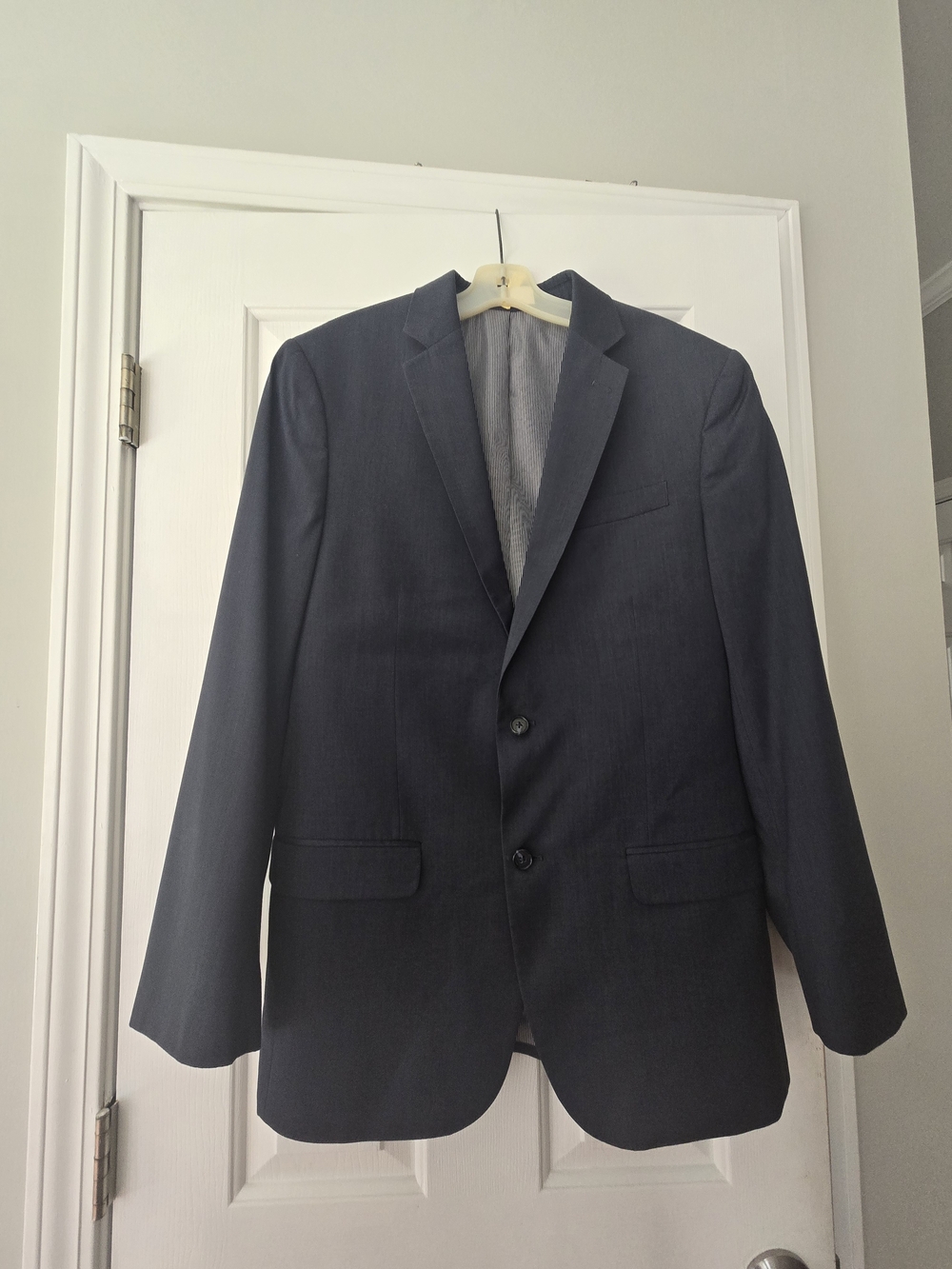 Madison Dark Navy Two-Button Men's Suit Blazer